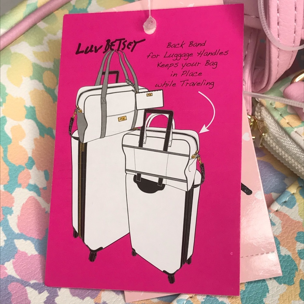 Betsey Johnson Luv Betsey Weekender & Crossbody - Picture 8 of 11